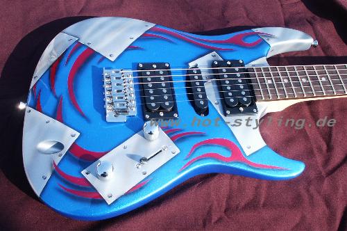 Gitarre blau 01